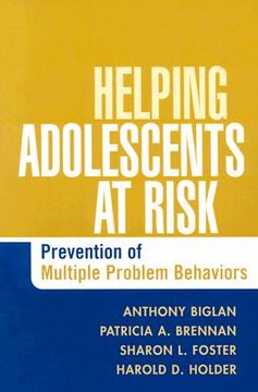 portada Helping Adolescents at Risk: Prevention of Multiple Problem Behaviors (en Inglés)