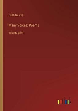 portada Many Voices; Poems: in large print (en Inglés)