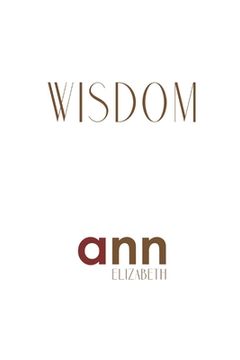 portada Wisdom - Ann Elizabeth (en Inglés)