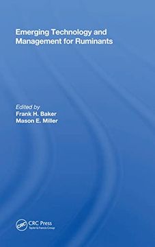 portada Emerging Technology and Management for Ruminants (en Inglés)