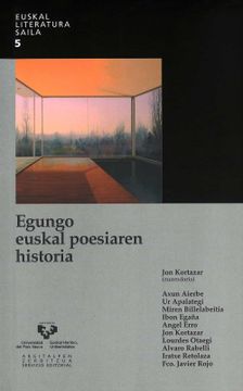 portada Egungo Euskal Poesiaren Historia (en Euskera)