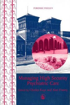 portada Managing High Security Psychiatric Care (en Inglés)