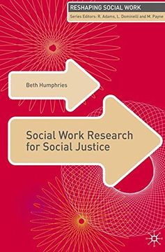 portada Social Work Research for Social Justice (Reshaping Social Work) (in English)