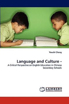 portada language and culture - (en Inglés)