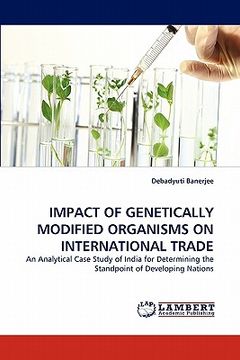 portada impact of genetically modified organisms on international trade (in English)