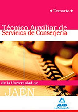 portada Técnicos Auxiliares De Servicios De Conserjería De La Universidad De Jaén. Temario