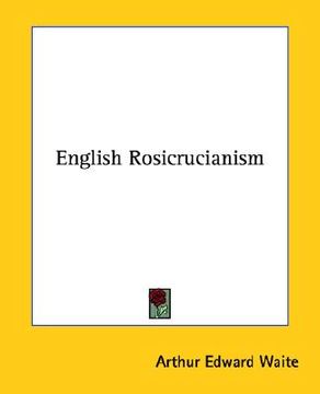 portada english rosicrucianism (in English)