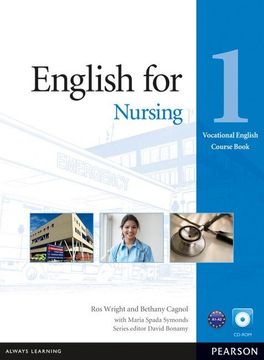 portada Vocational English. English for Nursing. Cours. Per le Scuole Superiori. Con Cd-Rom: English for Nursing Level 1 Cours and Cd-Rom Pack (in English)