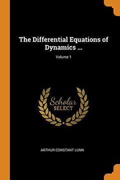 portada The Differential Equations of Dynamics. Volume 1 (en Inglés)