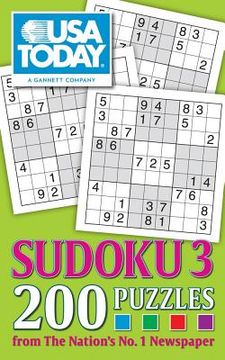 portada usa today sudoku 3: 200 puzzles (en Inglés)