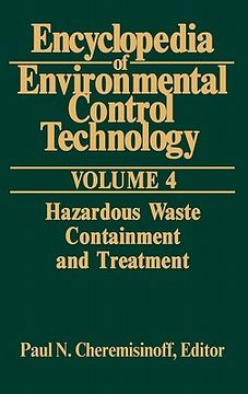 portada encyclopedia of environmental control technology: volume 4:: containment and treatment (en Inglés)