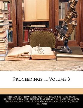 portada proceedings ..., volume 3 (en Inglés)