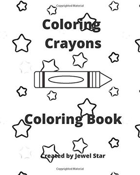 portada Coloring Crayons Coloring Book (en Inglés)