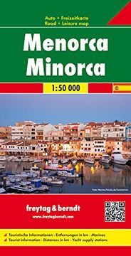 portada Menorca 1: 50 000 Autokarte (English, Spanish, Italian and German Edition)