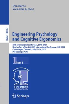 portada Engineering Psychology and Cognitive Ergonomics: 20th International Conference, Epce 2023, Held as Part of the 25th Hci International Conference, Hcii (en Inglés)