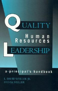 portada quality human resources leadership: a principal's handbook (en Inglés)