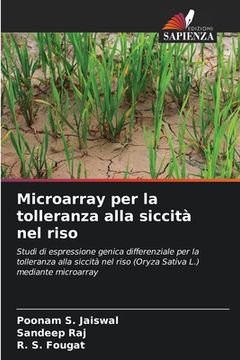 portada Microarray per la tolleranza alla siccità nel riso (en Italiano)