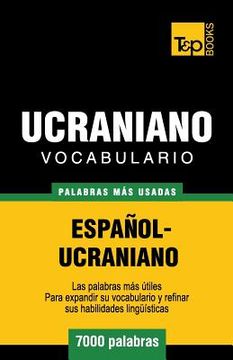 portada Vocabulario español-ucraniano - 7000 palabras más usadas