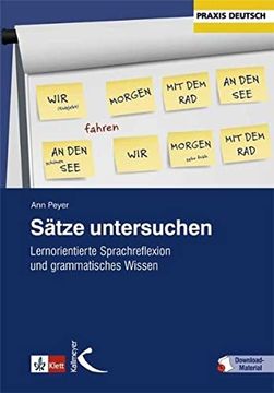 portada Sätze Untersuchen. Lernerorientierte Sprachreflexion und Grammatisches Wissen (en Alemán)