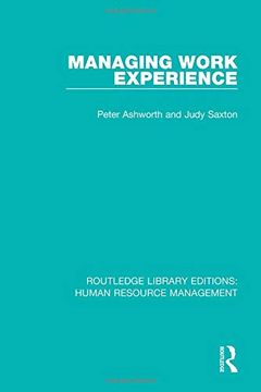 portada Managing Work Experience (en Inglés)