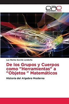 portada De los Grupos y Cuerpos Como "Herramientas" a "Objetos " Matemáticos: Historia del Algebra Moderna (in Spanish)