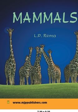 portada Mammals (en Inglés)