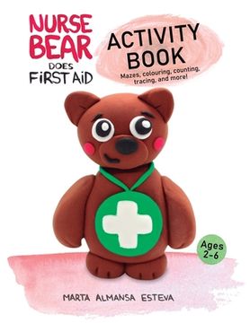 portada Nurse Bear Does First Aid Activity Book (en Inglés)