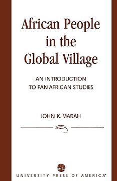 portada african people in the global village: an introduction to pan african studies (in English)