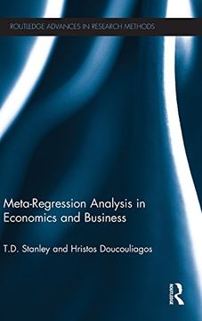 portada meta-regression analysis in economics and business