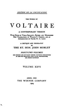 portada The Works of Voltaire, a Contemporary Version With Notes - Vol. XXVI