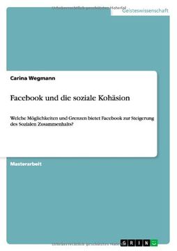 portada Fac Und Die Soziale Kohasion (German Edition)