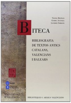 portada Biteca. Bibliografia De Textos Antics, Catalans, Valencians I Balears (Fora de Col·lecció) (en Catalá)