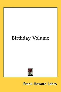 portada birthday volume (in English)