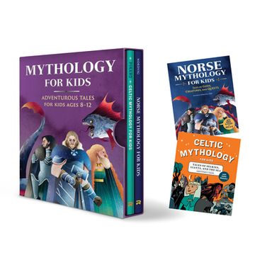 portada Mythology for Kids 2 Book Box Set: Adventurous Tales for Kids Ages 8-12 (in English)