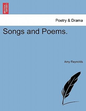 portada songs and poems. (en Inglés)