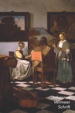 portada Johannes Vermeer Schrift: Het Concert Artistiek Dagboek voor Aantekeningen Stijlvol Notitieboek Ideaal Voor School, Studie, Recepten of Wachtwoo