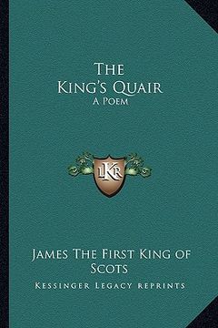 portada the king's quair: a poem (en Inglés)