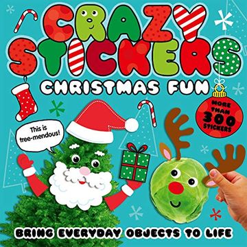 portada Christmas Fun: Bring Everyday Objects to Life (Crazy Stickers) (en Inglés)