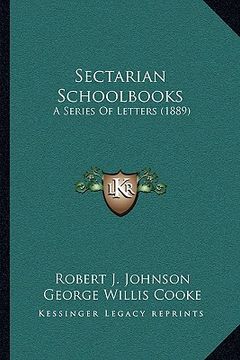 portada sectarian schoolbooks: a series of letters (1889)