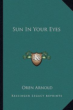 portada sun in your eyes (in English)