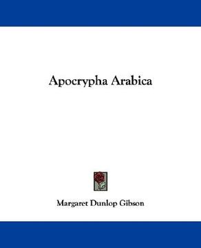 portada apocrypha arabica (en Inglés)