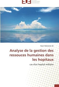 portada Analyse de La Gestion Des Ressouces Humaines Dans Les Hopitaux