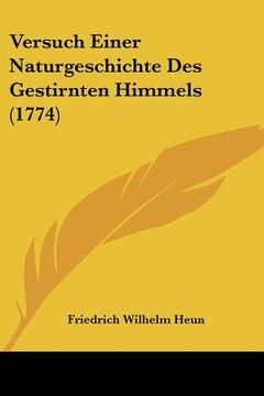portada Versuch Einer Naturgeschichte Des Gestirnten Himmels (1774) (en Alemán)