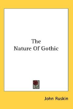 portada the nature of gothic (en Inglés)