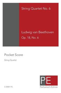 portada String Quartet No. 6: Pocket Score (in English)