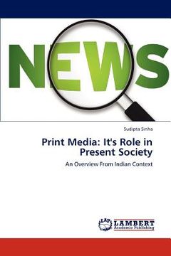 portada print media: it's role in present society (en Inglés)