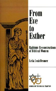 portada from eve to esther: rabbinic reconstructions of biblical women (en Inglés)