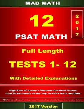 portada PSAT Math Tests 1-12 (en Inglés)