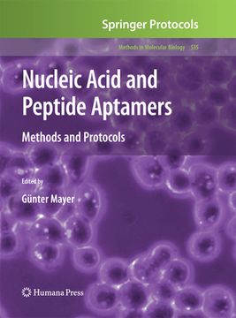 portada Nucleic Acid and Peptide Aptamers: Methods and Protocols (en Inglés)