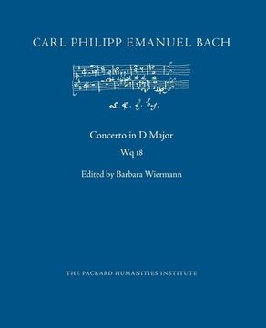 portada Concerto in D Major, Wq 18 (in English)